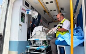 Trasladan a bebé prematuro de Matamoros a Reynosa