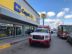Fuga de gas en Chedraui Matamoros moviliza a Bomberos